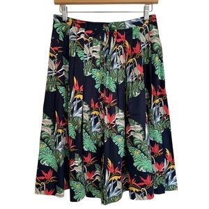New! “Brooks Brothers” Tropical Print Blue Women's Skirt. A-line. Never Worn!